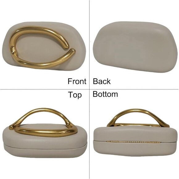 Lightweight Shell-Shaped Evening Bag with Magnetic Closure - Perfect Gift Idea - Picture 5 of 7